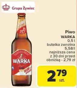 Carrefour Piwo warka oferta