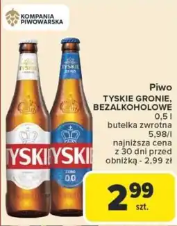 Carrefour Piwo tyskie gronie, bezalkoholowe oferta