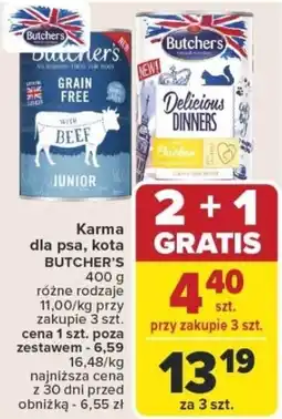 Carrefour Karma dla psa, kota butcher's oferta