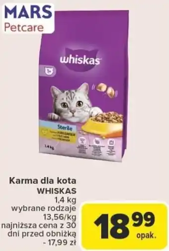 Carrefour Karma dla kota whiskas oferta