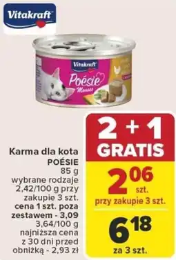 Carrefour Karma dla kota poésie oferta