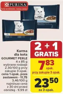 Carrefour Karma dla kota gourmet perle oferta