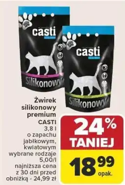 Carrefour Żwirek silikonowy premium casti oferta