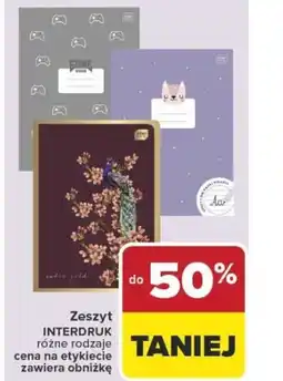 Carrefour Zeszyt interdruk oferta