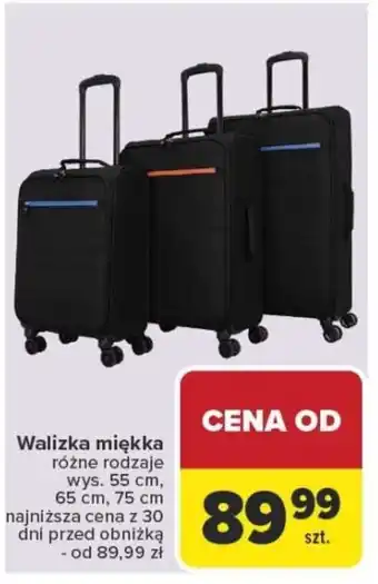 Carrefour Walizka miękka oferta