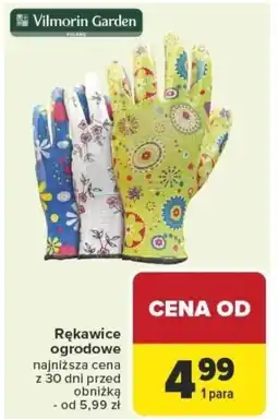 Carrefour Rękawice ogrodowe oferta