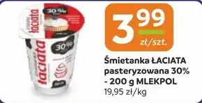 Społem Łaciata Śmietanka pasteryzowana 30 % 200 ml oferta