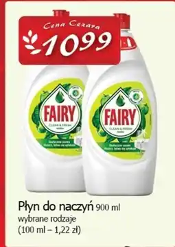 Cezar Delikatesy Fairy Clean & Fresh Jabłko Płyn do mycia naczyń zapewniający lśniąco czyste naczynia 900ml oferta