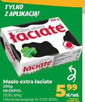 Społem Łaciate Masło ekstra 200 g oferta