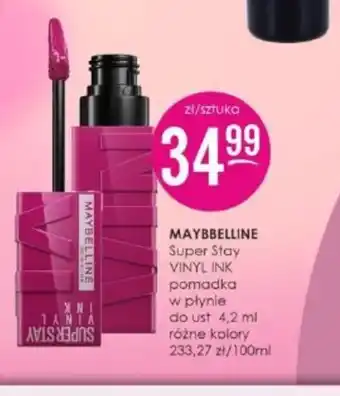 Jaśmin Maybelline Super Stay Vinyl Ink oferta