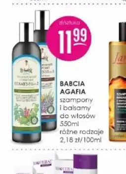 Jaśmin Babcia Agafia szampony i balsamy do włosów oferta