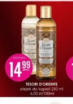 Jaśmin Tesori d'Oriente olejek do kąpieli oferta