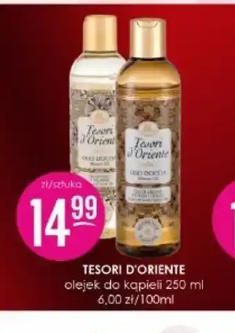 Jaśmin Tesori d'Oriente olejek do kąpieli oferta