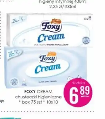 Jaśmin Foxy Cream chusteczki higieniczne oferta