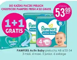 Jaśmin Pampers Activ Baby pieluchy AB oferta