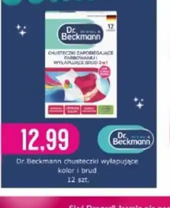 Jaśmin Dr. Beckmann Chusteczki czyszczące kolor i biel oferta