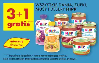 Biedronka Dania, zupki, musy, desery HIPP oferta