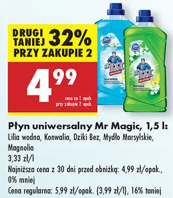 Biedronka Płyn uniwersalny Mr Magic 1.5L oferta