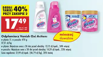 Biedronka Odplamiacz Vanish Oxi Action oferta