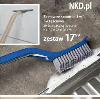 NKD Zestaw ze szczotką 3 w 1 oferta