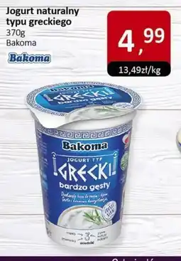 Market Point Jogurt naturalny typu greckiego Bakom oferta