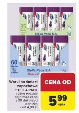 Carrefour Worki na śmieci zapachowe stella pack oferta