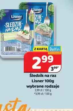 Delfin Sledzik na raz Lisner oferta