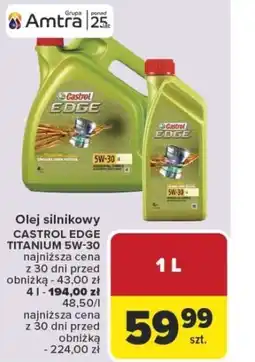 Carrefour Olej silnikowy castrol edge titanium oferta