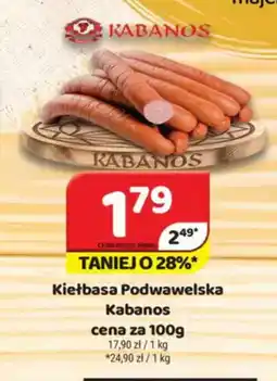 Delfin Kiełbasa Podwawelska Kabanos oferta