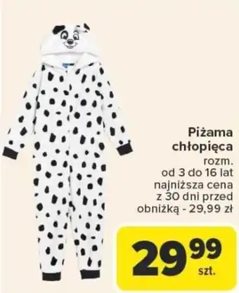 Carrefour Piżama chłopięca oferta