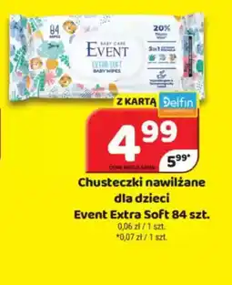 Delfin Chusteczki nawilżane dla dzieci Event Extra Soft oferta