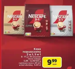 Carrefour Nescafe Kawa rozpuszczalna 2w1, 3w1 oferta