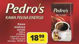 Carrefour Pedro's Kawa mielona active oferta