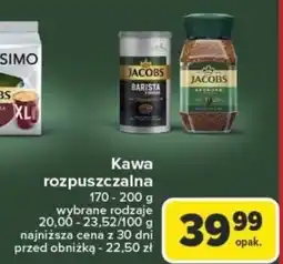 Carrefour JACOBS Kawa rozpuszczalna oferta