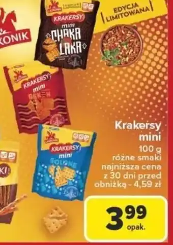 Carrefour Lajkonik Krakersy mini oferta