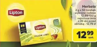 Carrefour Lipton Herbata oferta