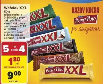 Carrefour Wafelek XXL PRINCE POLO oferta