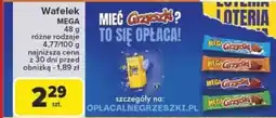 Carrefour Wafelek MEGA Grześki oferta