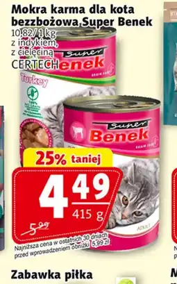 Prim Market Mokra karma dla kota bezzbożowa Super Benek oferta