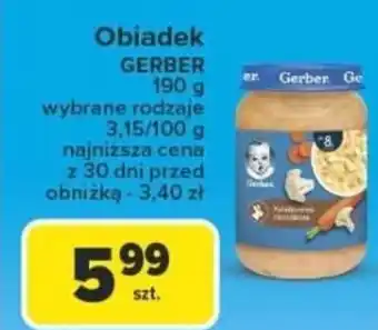 Carrefour Obiadek GERBER oferta