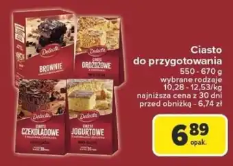 Carrefour Ciasto do przygotowania Delecta oferta