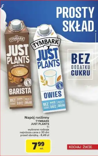 Carrefour Napój roślinny TYMBARK JUST PLANTS oferta