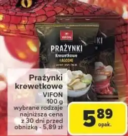 Carrefour Prażynki krewetkowe VIFON oferta