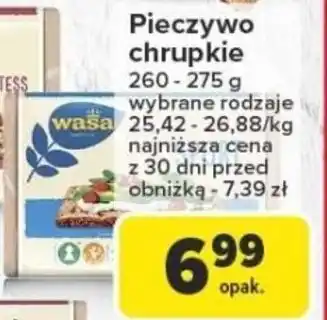 Carrefour Pieczywo chrupkie Wasa oferta