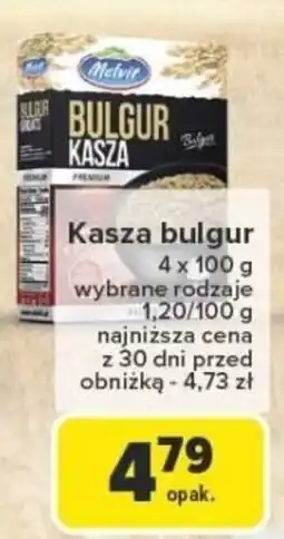 Carrefour Kasza bulgur Melvit oferta