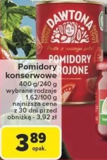 Carrefour Pomidory konserwowe Dawtona oferta