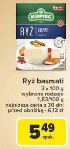 Carrefour Ryż basmati KUPIEC oferta