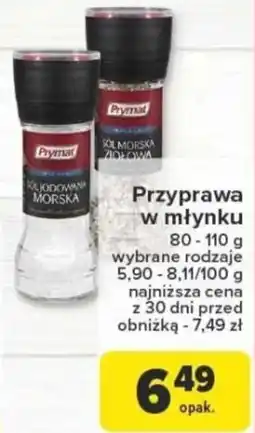 Carrefour Przyprawa w młynku Prymat oferta