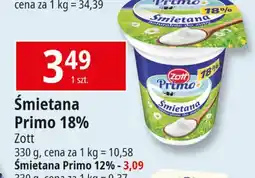 E.Leclerc Śmietana 18% Zott primo oferta