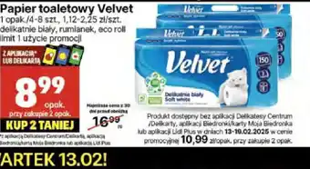 Delikatesy Centrum Papier toaletowy Velvet oferta